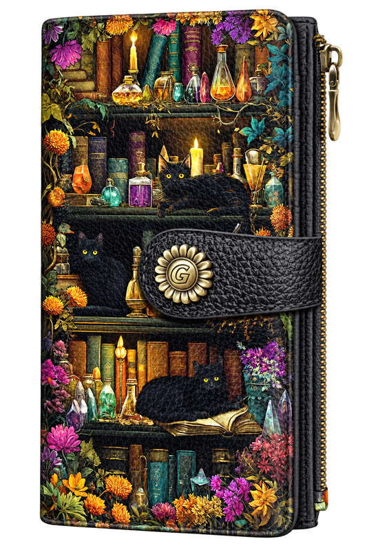 Women's RFID Bifold Wallet with Zipper Coin Pocket